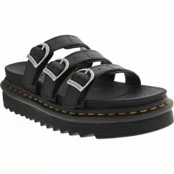 Dr. Martens Shoes Dr. Martens Blaire Slide Sandals - Womens -WOMENS SANDALS Sales Shop DM 25456001 BLK1