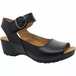 Dansko Shoes Dansko Tiana Sandals - Womens -WOMENS SANDALS Sales Shop DO 1705 BLK1