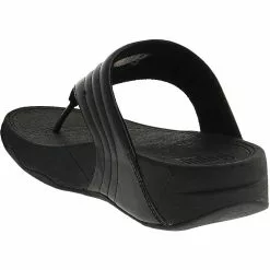 FitFlop Shoes FitFlop WalkStar Leather Womens Flip Flop Sandals -WOMENS SANDALS Sales Shop FF DX5 090 BLK3