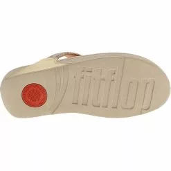 FitFlop Shoes FitFlop Lulu Glitz Toe Post Flip Flops - Womens -WOMENS SANDALS Sales Shop FF ET9 090 GLD4