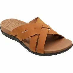 Rockport Shoes Rockport Ridge Woven Slide Sandals - Womens -WOMENS SANDALS Sales Shop RP CI7570 TAN1