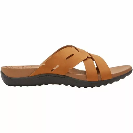Rockport Shoes Rockport Ridge Woven Slide Sandals - Womens -WOMENS SANDALS Sales Shop RP CI7570 TAN2