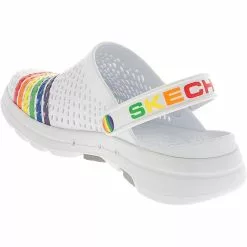 Skechers Shoes Skechers Go Walk 5 Pride Clogs - Womens -WOMENS SANDALS Sales Shop SK 111141 WHT3