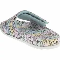 Skechers Shoes Skechers Bobs Pop Ups 2 Pastel Sun Womens Slide Sandals -WOMENS SANDALS Sales Shop SK 113737 MLT3
