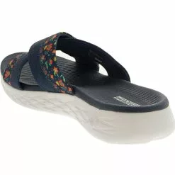 Skechers Shoes Skechers On The Go 600 Blooms Water Sandals - Womens -WOMENS SANDALS Sales Shop SK 140038 NVY3