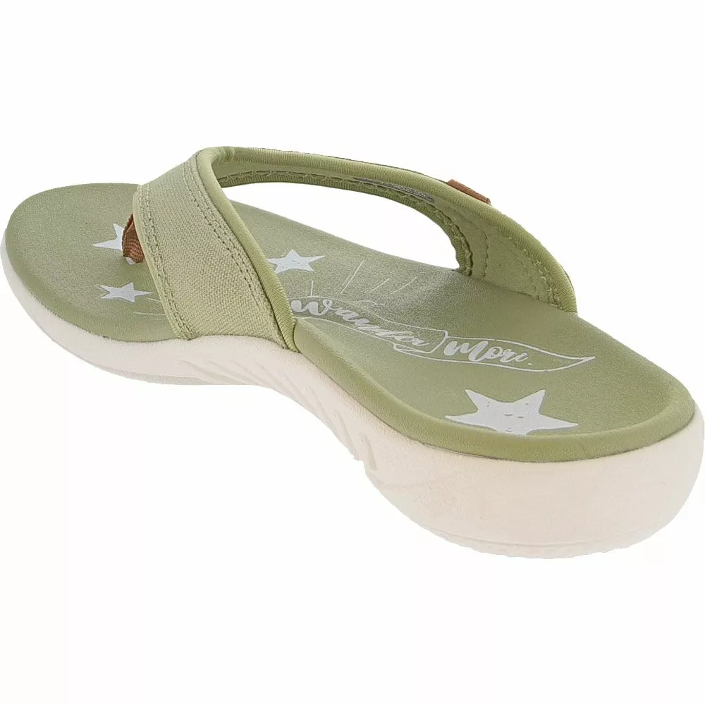 Spenco Insoles Spenco Yumi Believe Thong Flip Flops - Womens 3 Spenco Insoles Spenco Yumi Believe Thong Flip Flops - Womens - Image 3