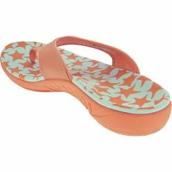 Spenco Insoles Spenco Yumi Ocean Thong Flip Flops - Womens -WOMENS SANDALS Sales Shop SN SP1072 COR3