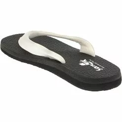 Sanuk Shoes Sanuk Yoga Mat Daily Flip Flops - Womens -WOMENS SANDALS Sales Shop SU 1096330 WHT3