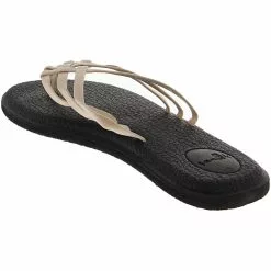 Sanuk Shoes Sanuk Yoga Salty Flip Flops - Womens -WOMENS SANDALS Sales Shop SU 1103940 NAT3