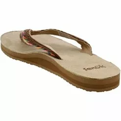 Sanuk Shoes Sanuk Fraidy Hemp Flip Flops - Womens -WOMENS SANDALS Sales Shop SU 1117691 TAN3