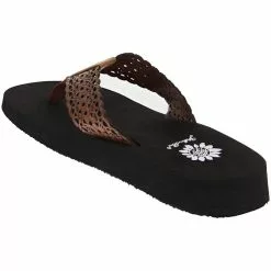 Yellow Box Shoes Yellow Box Wally Flip Flops - Womens -WOMENS SANDALS Sales Shop YB WALLY TAN3